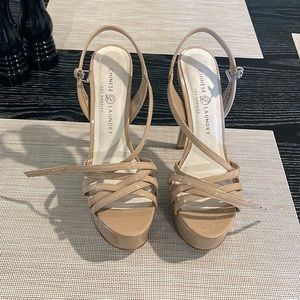 Chinese laundry tippy top platform pageant heel
